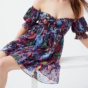 NWT UO off the shoulder floral dress